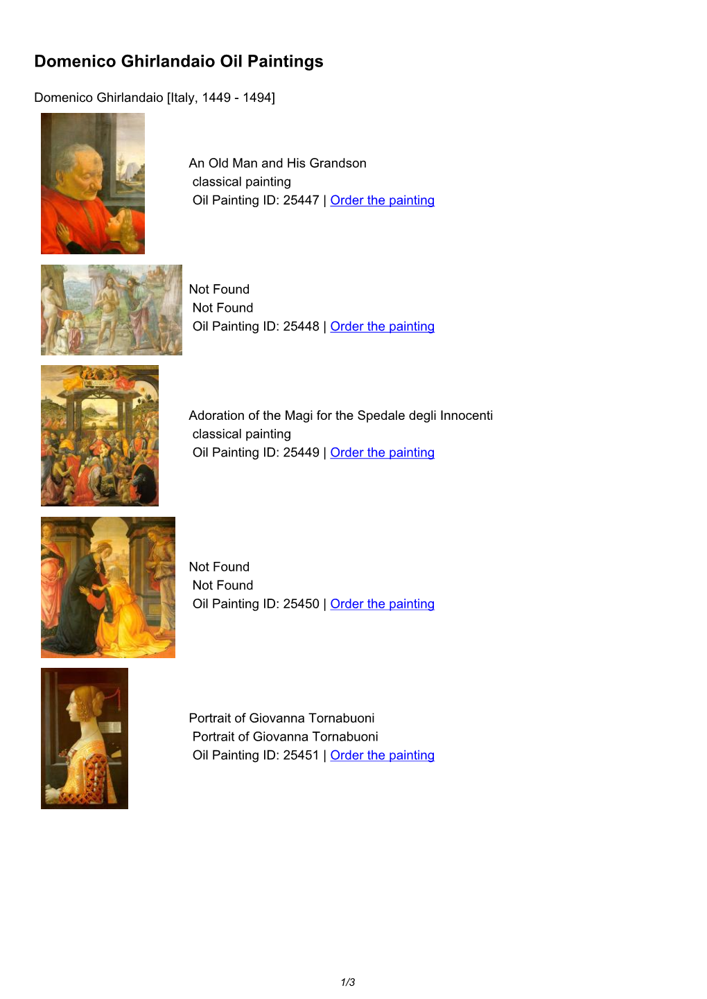 Domenico Ghirlandaio [PDF]