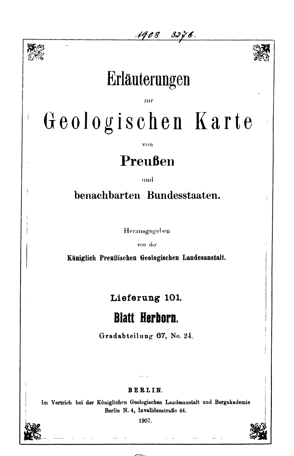 Geologischen Karte