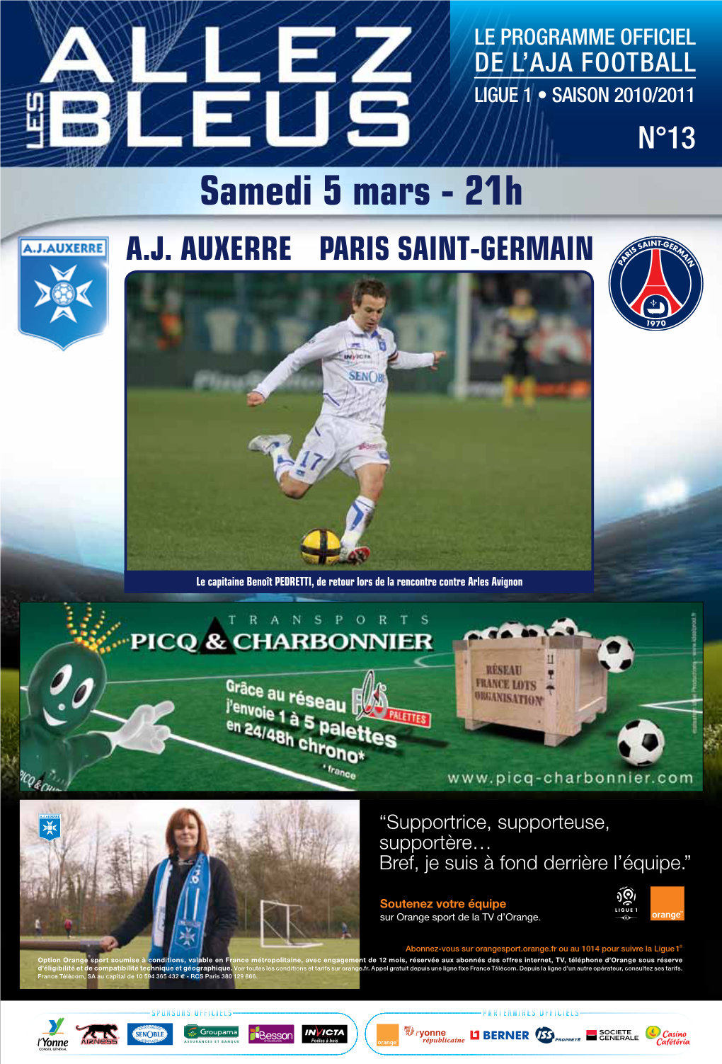 Samedi 5 Mars - 21H A.J