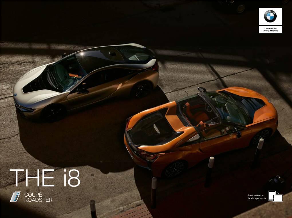 BMW I8 Coupe and Convertible Ebrochure
