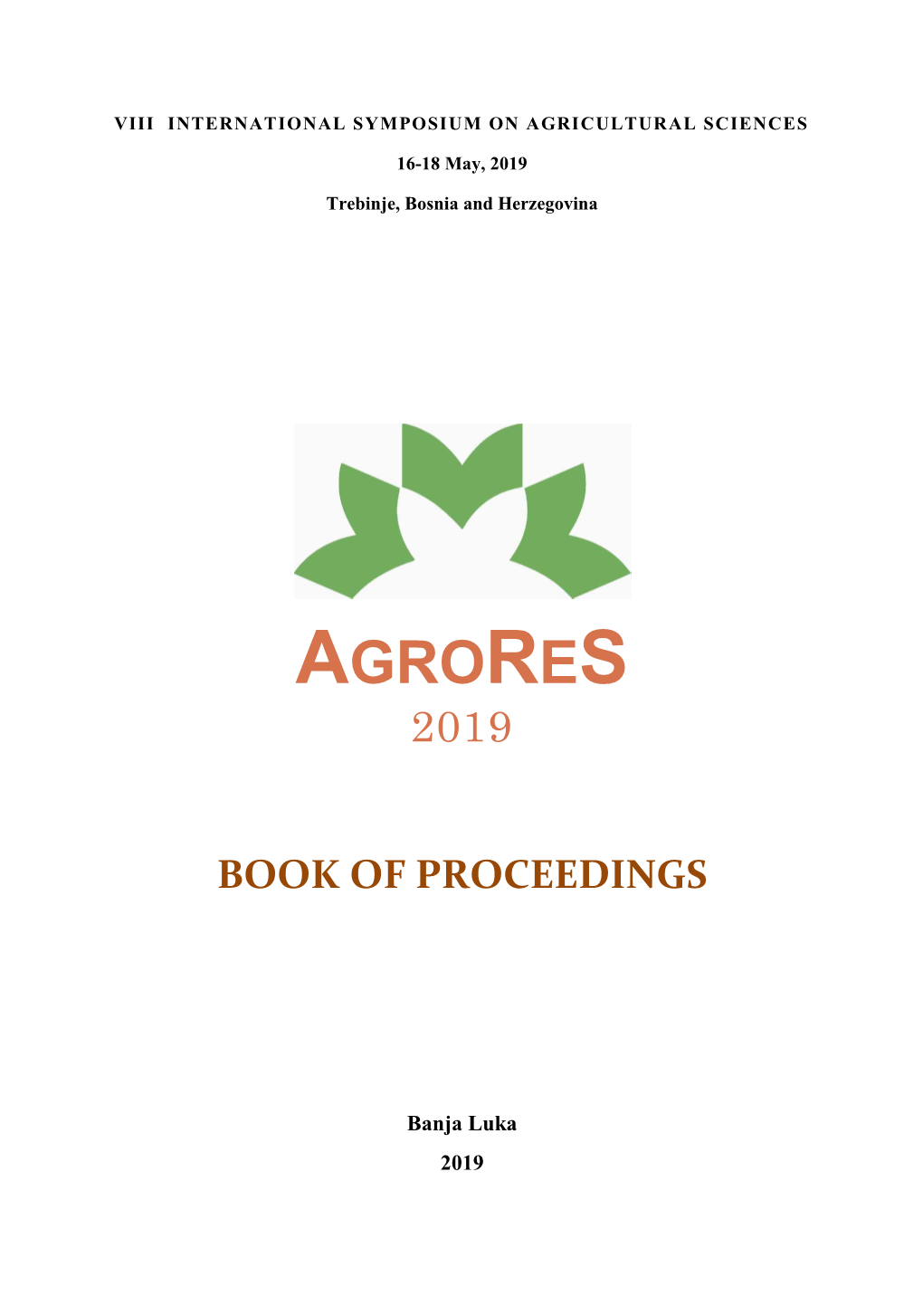 Book-Of-Proceedings-Agrores-2019.Pdf