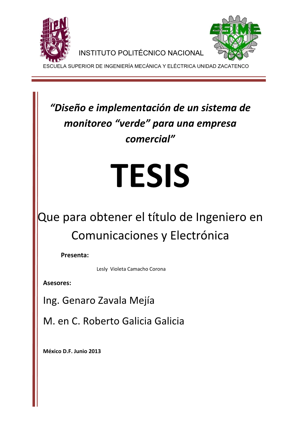 Que Para Obtener El Título De Ingeniero En Comunicaciones Y