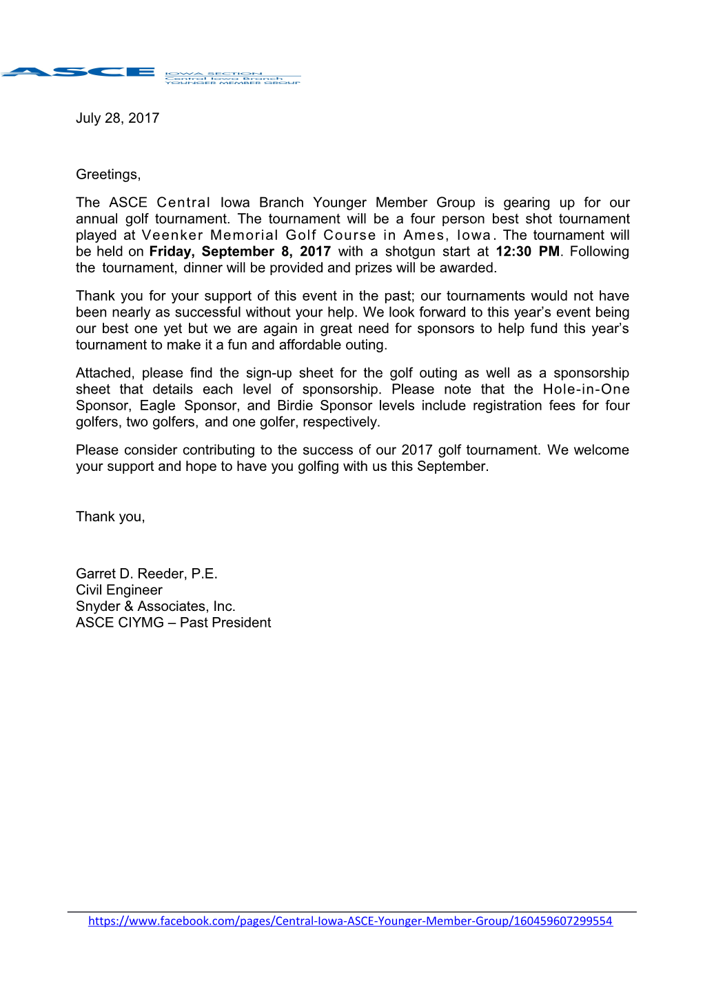 ASCE YMG Golf Outing Letter2014