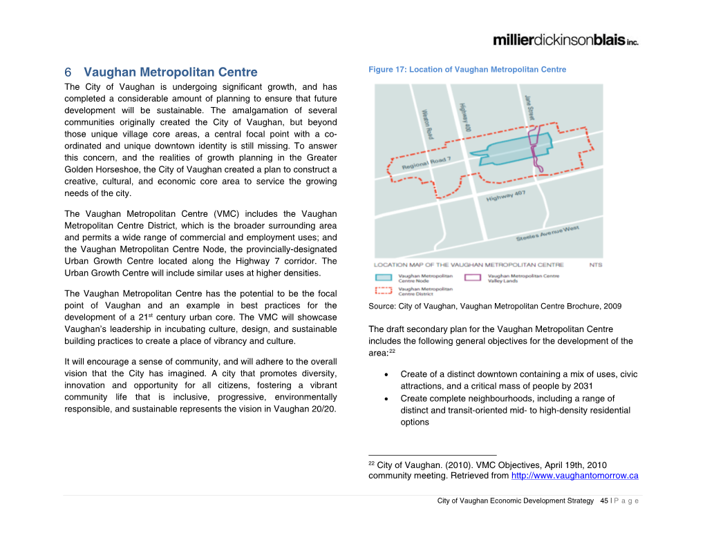 Chapter 6: Vaughan Metropolitan Centre (PDF)