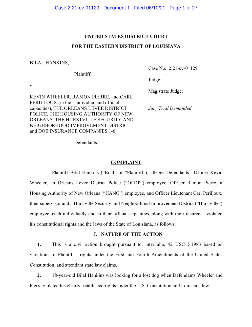 Case 2:21-Cv-01129 Document 1 Filed 06/10/21 Page 1 of 27