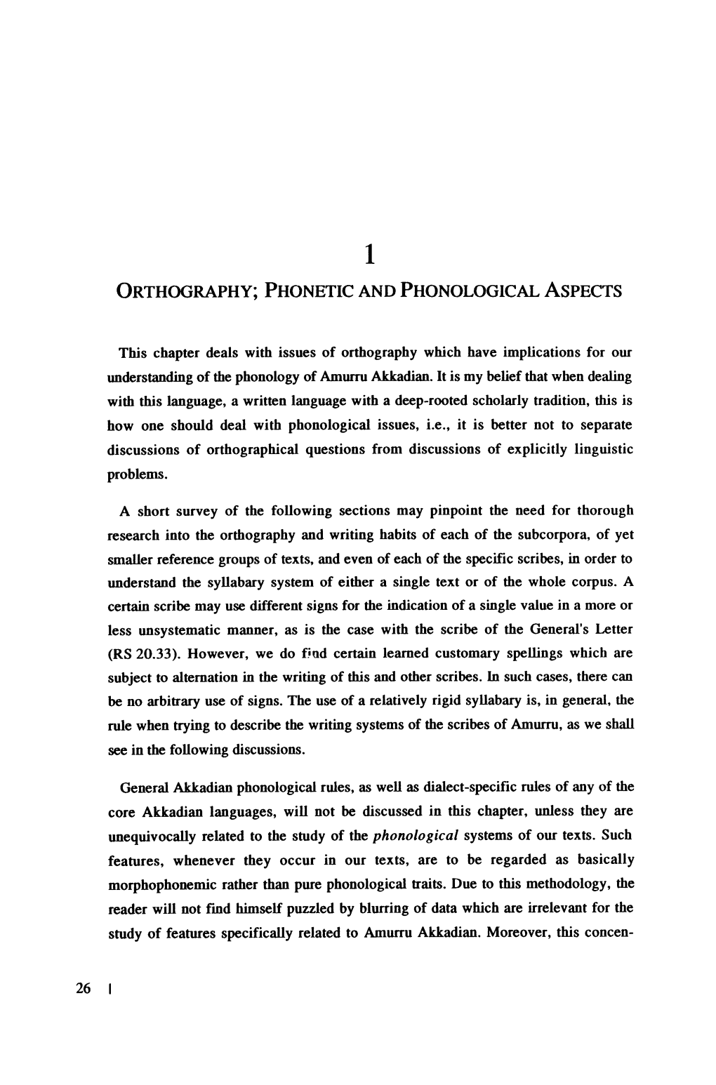 26 Orthography; Phonetic and Phonological Aspects