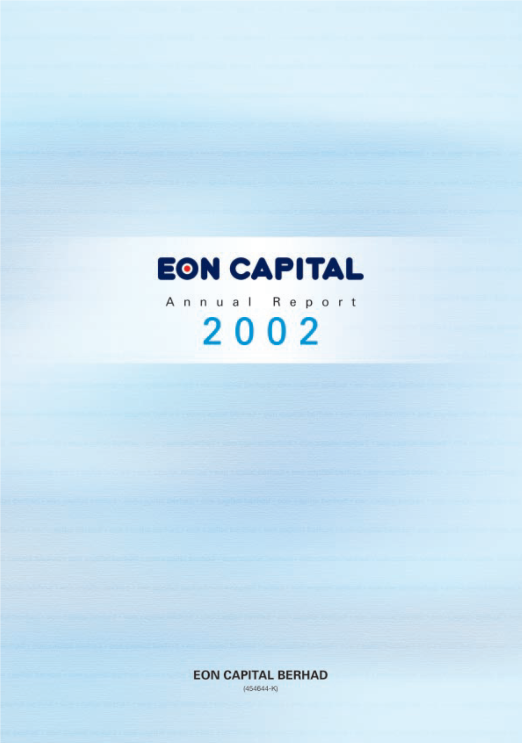 2002 Berhad • Annual Report Eon Capital