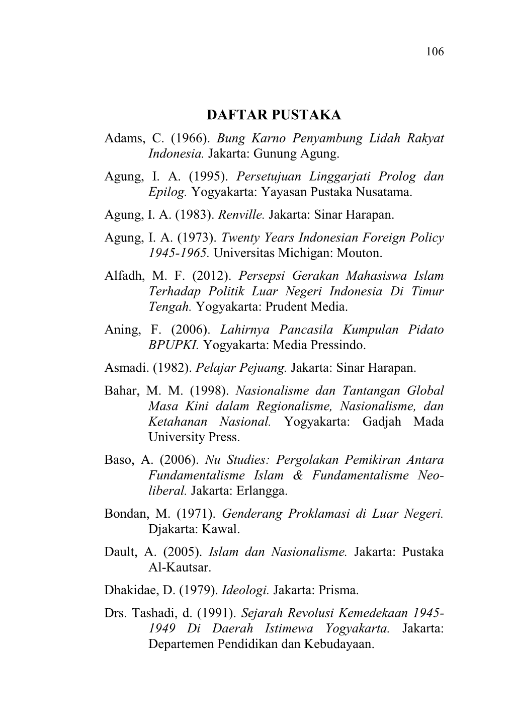 DAFTAR PUSTAKA Adams, C