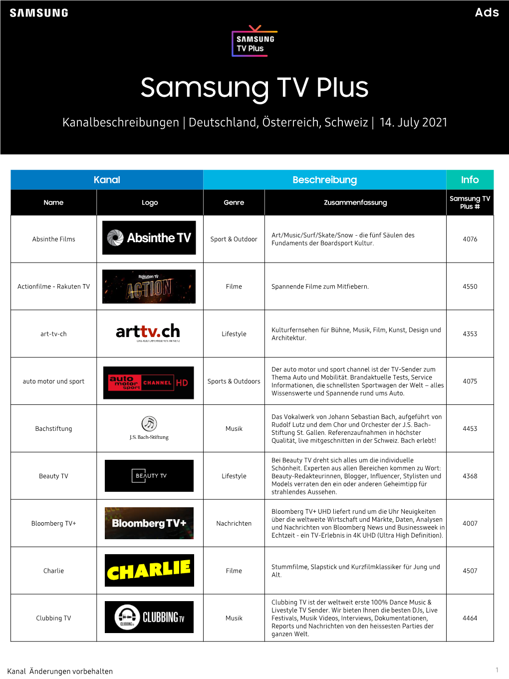 Samsung TV Plus