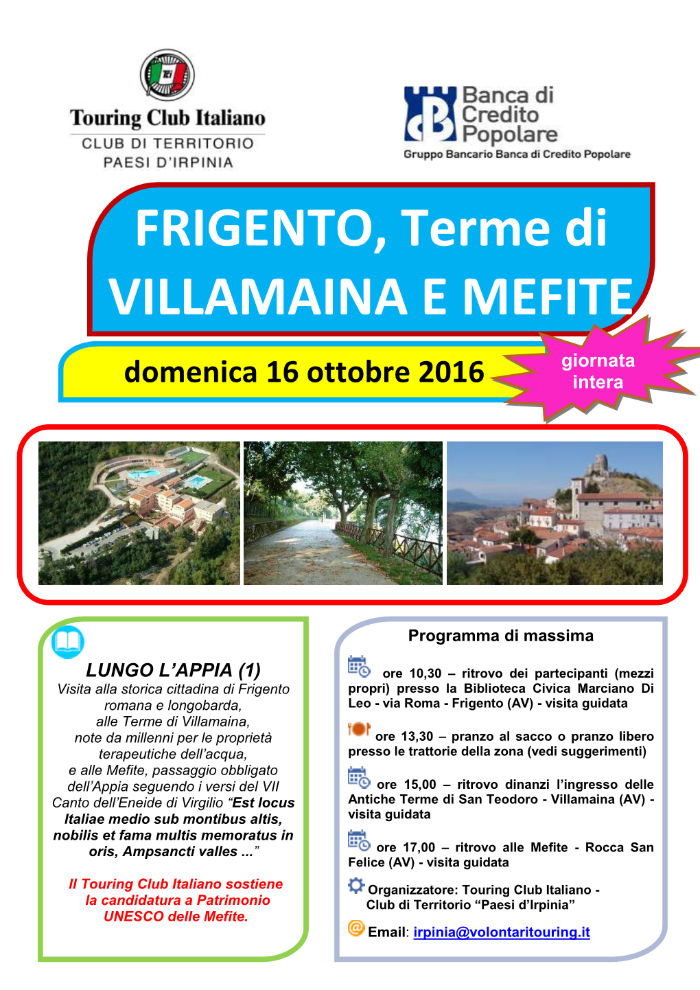 FRIGENTO, Terme Di VILLAMAINA E MEFITE