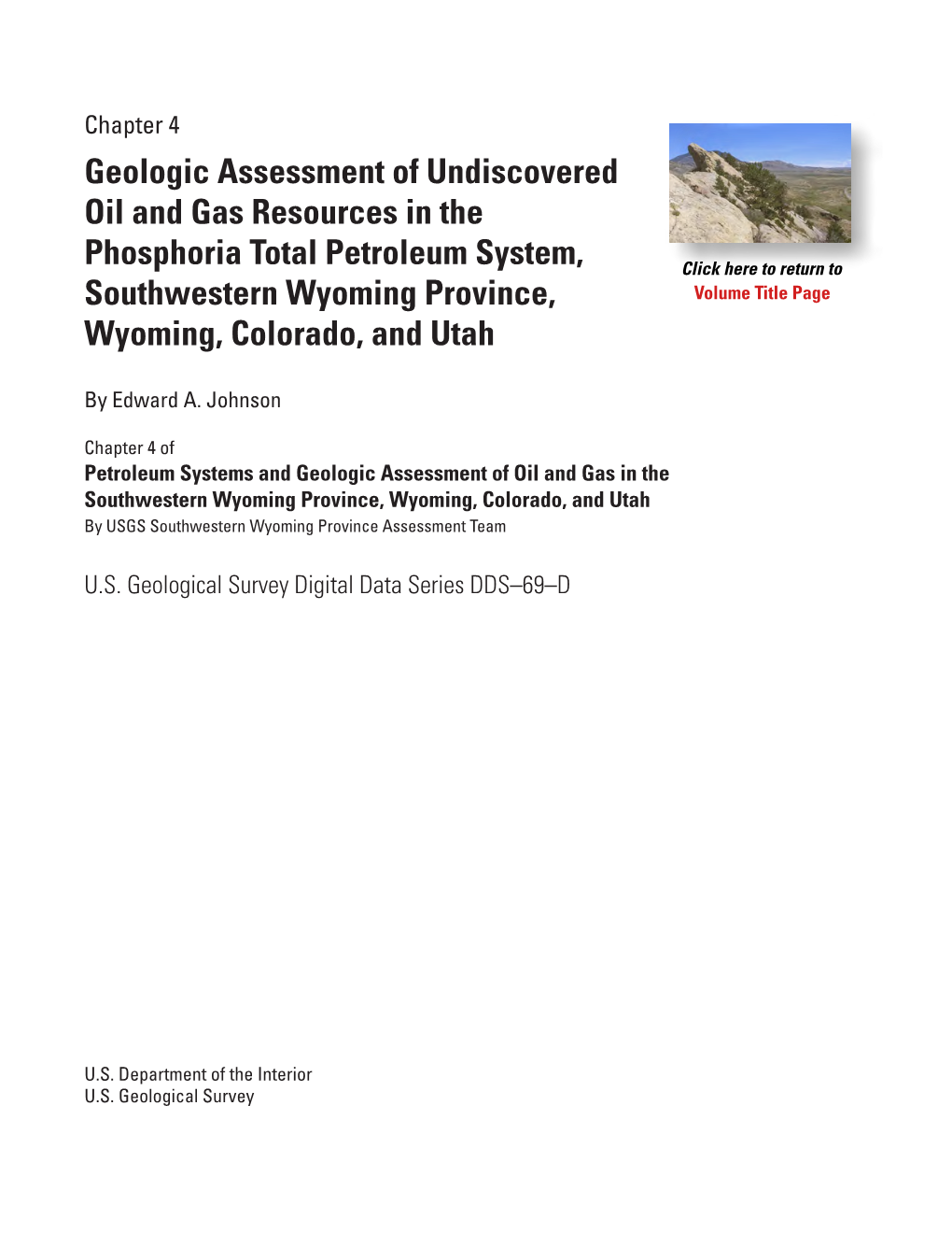 Geologic Assessment of Undiscovered Oil and Gas