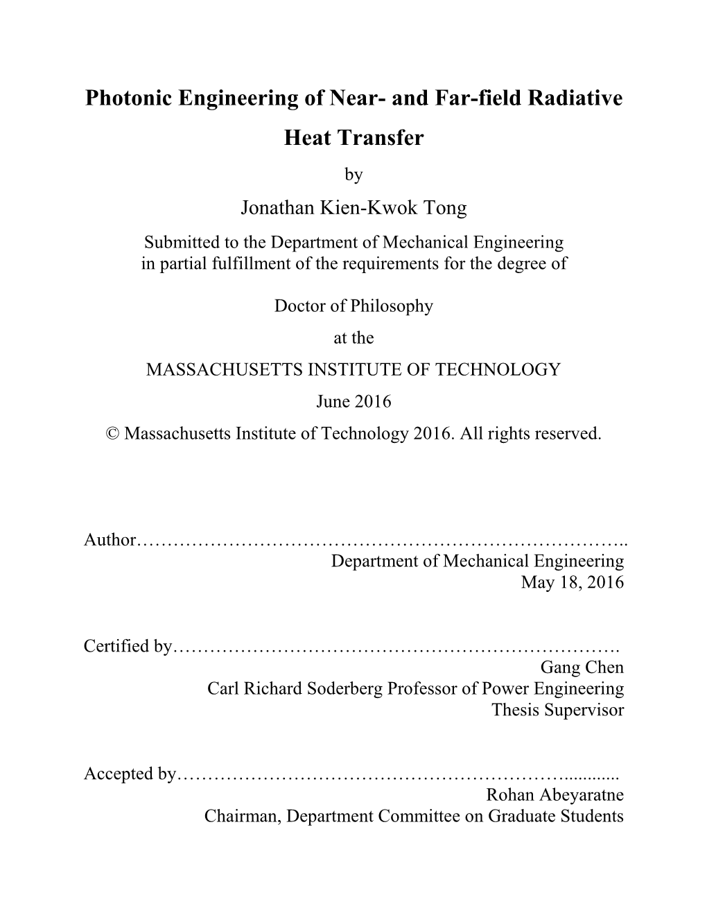 And Far-Field Radiative Heat Transfer