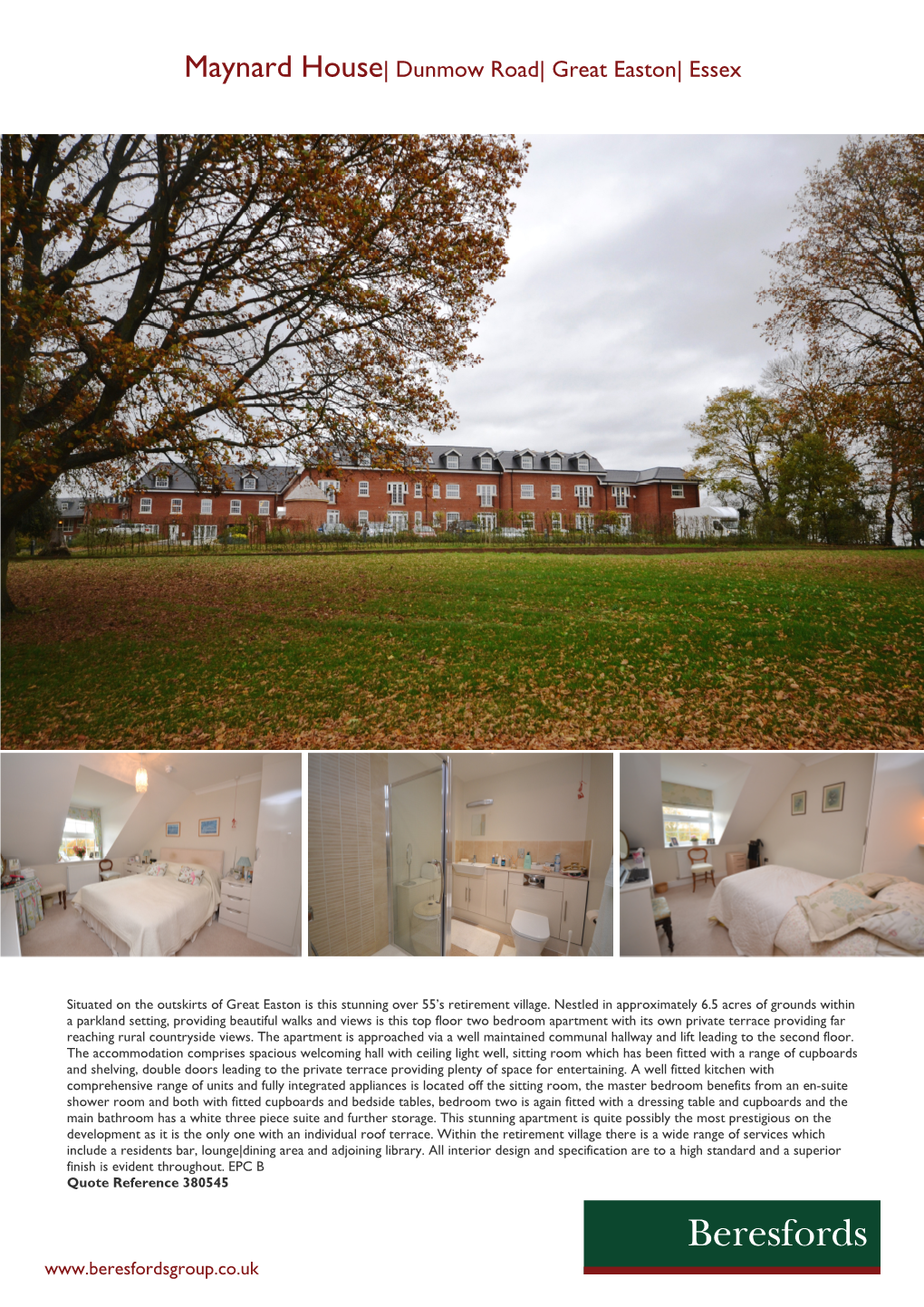 Maynard House| Dunmow Road| Great Easton| Essex