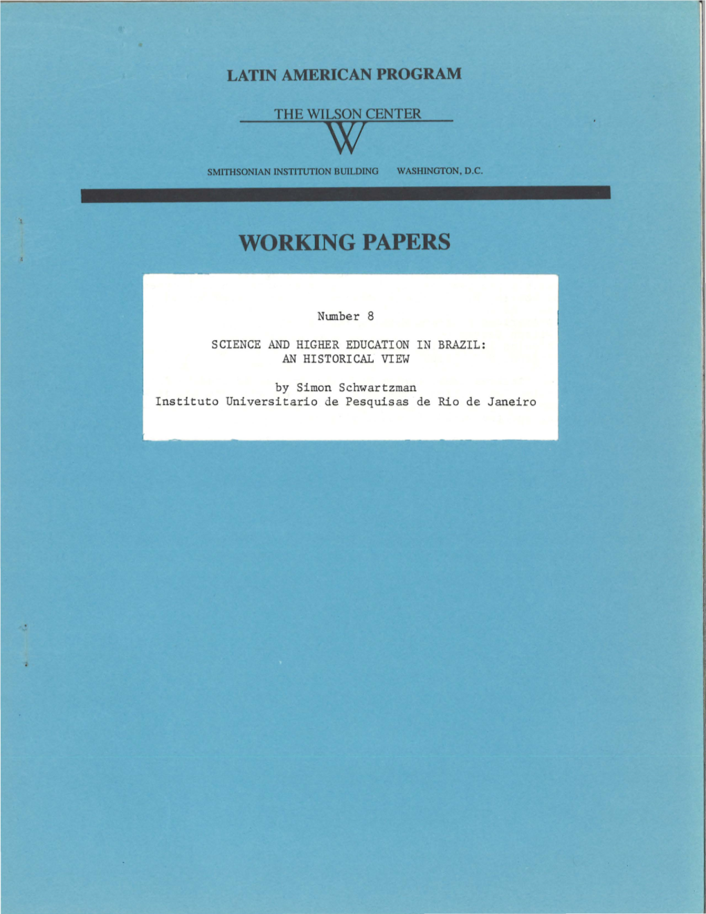 Working Papers