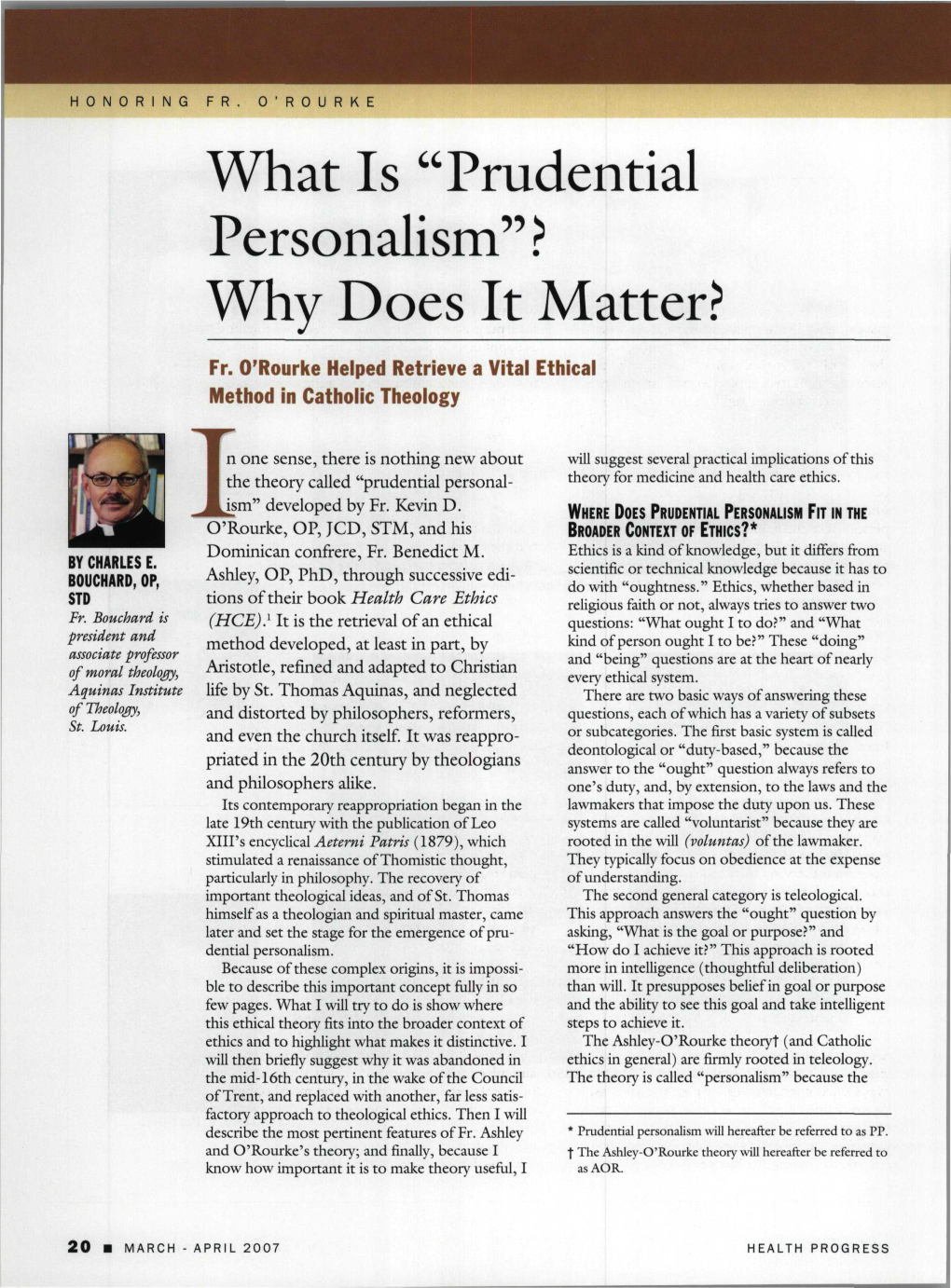 Prudential Personalism