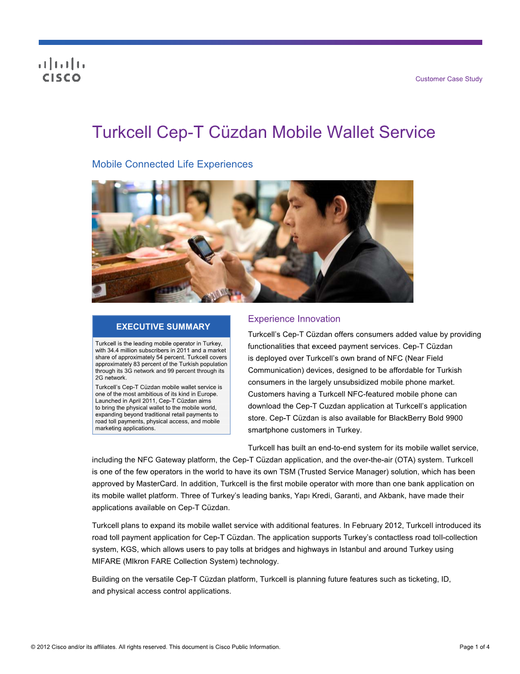 Turkcell Cep-T Cüzdan Mobile Wallet Service