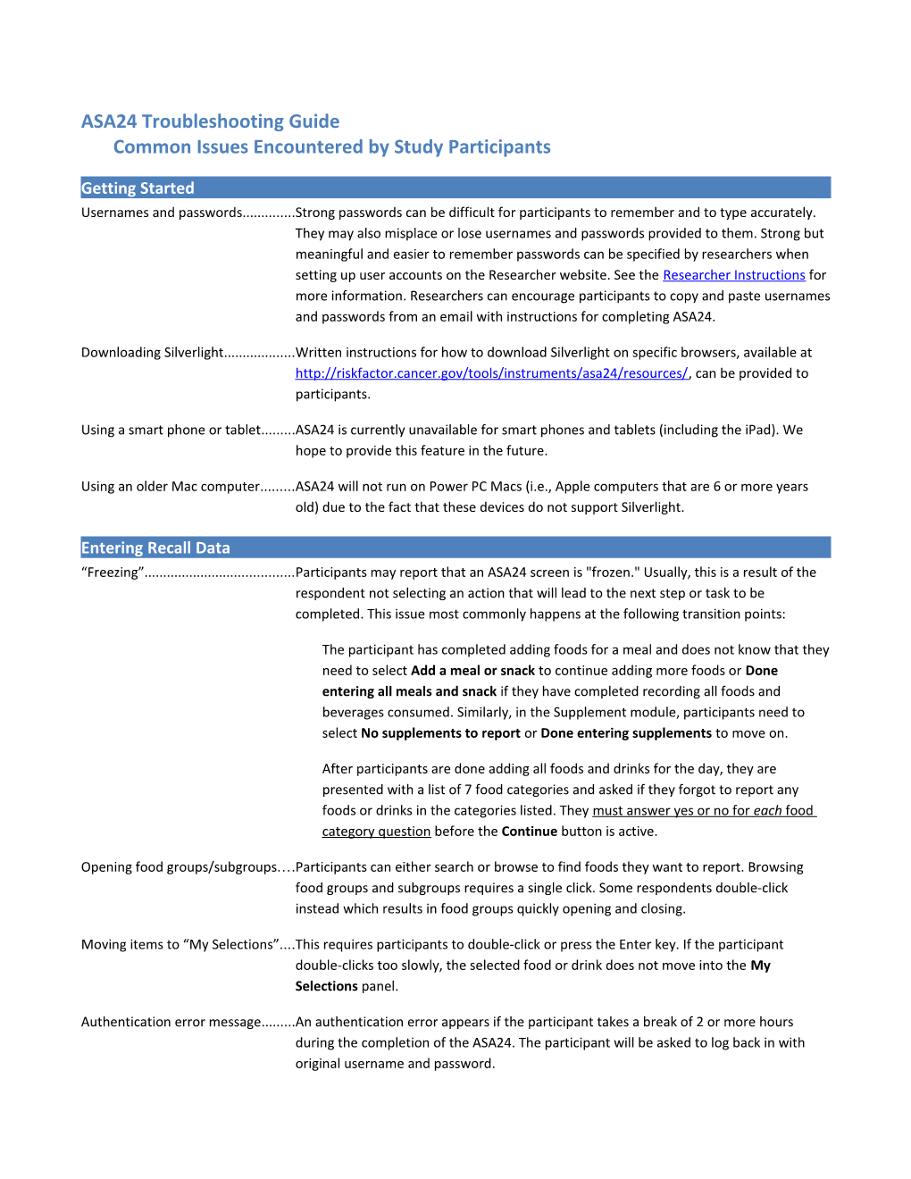 Downloading Silverlight Written Instructions for How to Download Silverlight on Specific