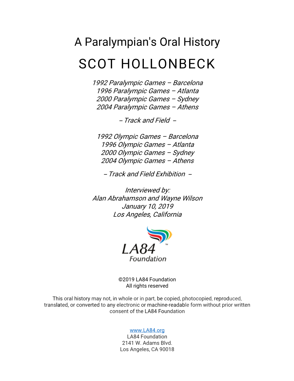 Scot Hollonbeck