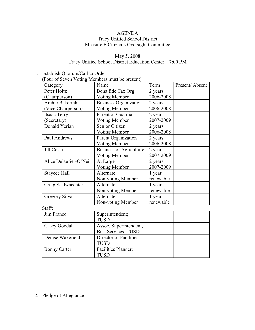 Tracy Unified School District