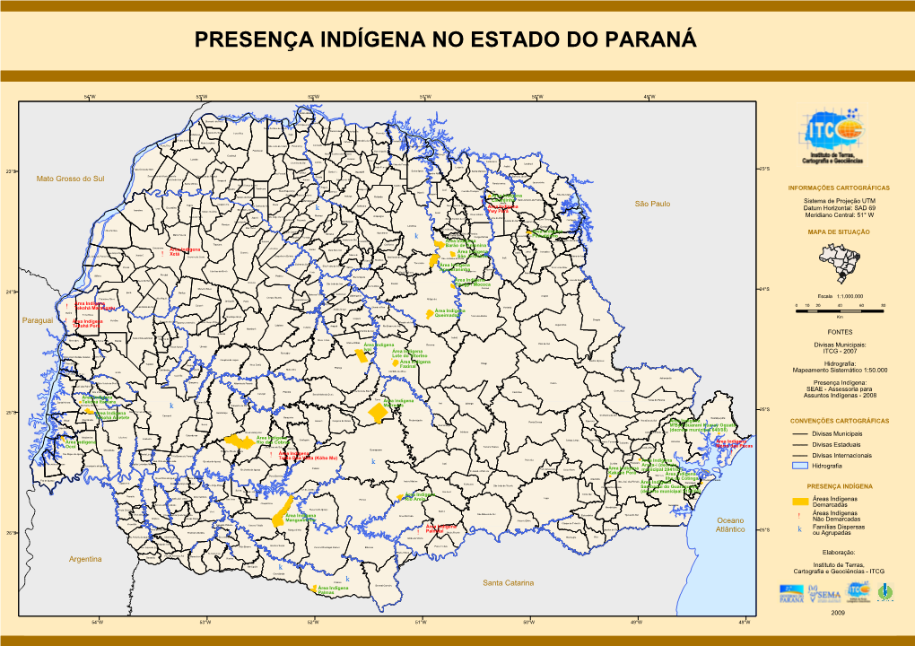 Presença Indígena No Estado Do Paraná