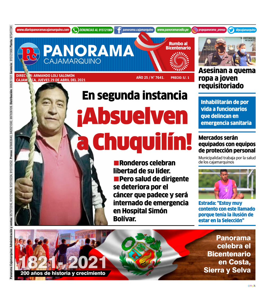 ¡Absuelven a Chuquilín!