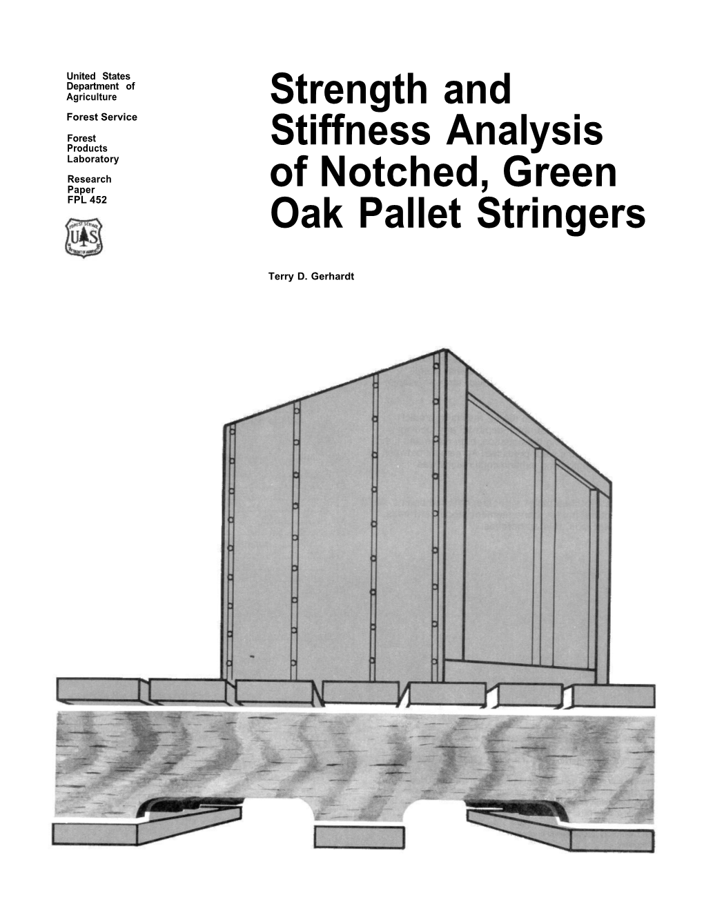 Strength and Stiffness Analysis of Notched, Green Oak Pallet Stringers