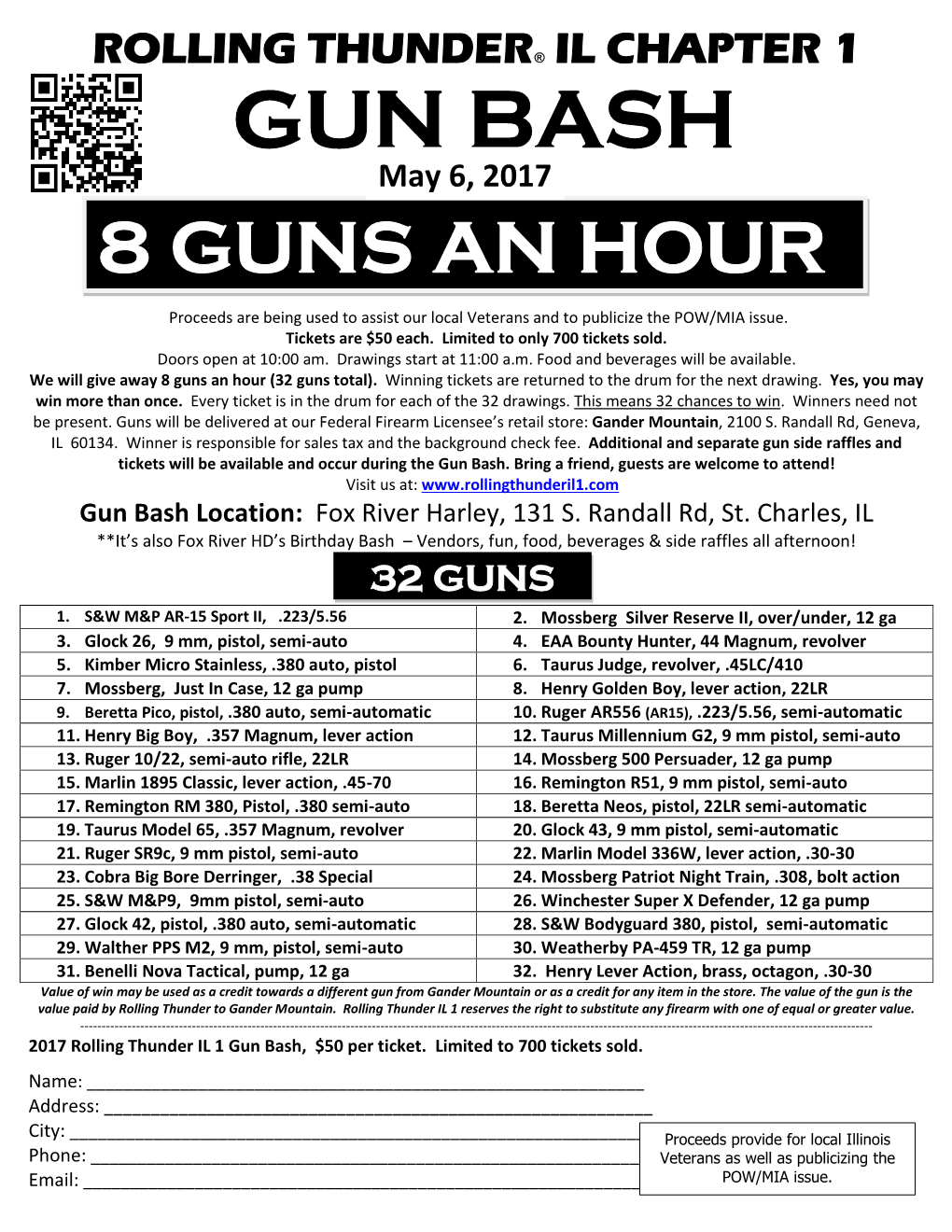 GUN BASH May 6, 2017