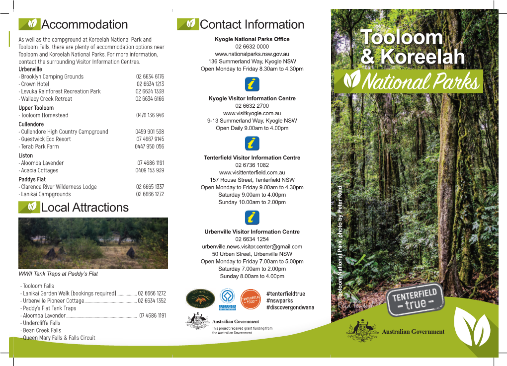 Tooloom & Koreelah National Parks Brochure