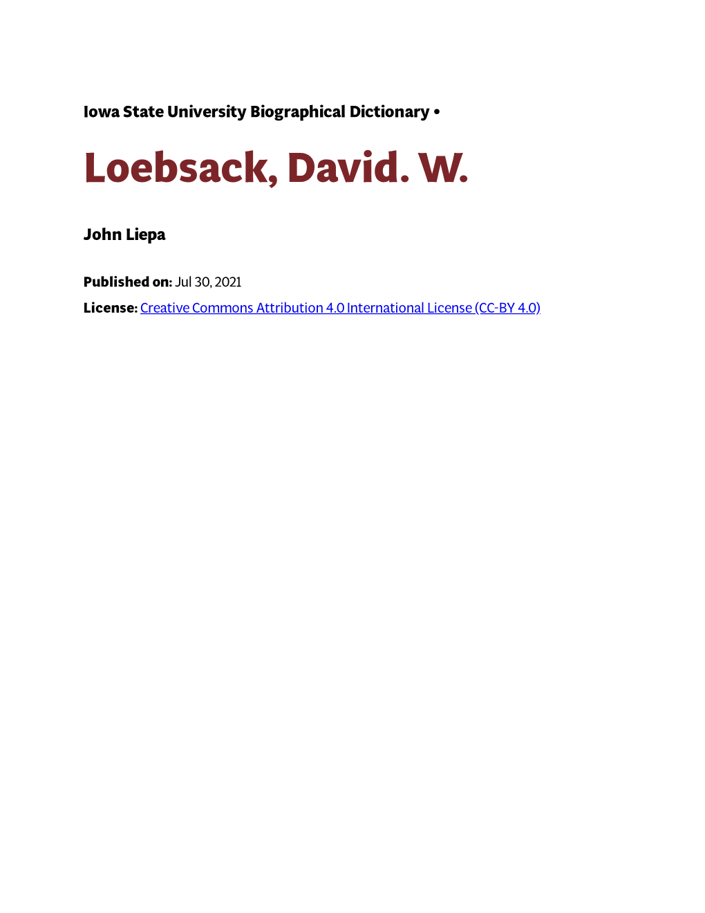 Loebsack, David. W