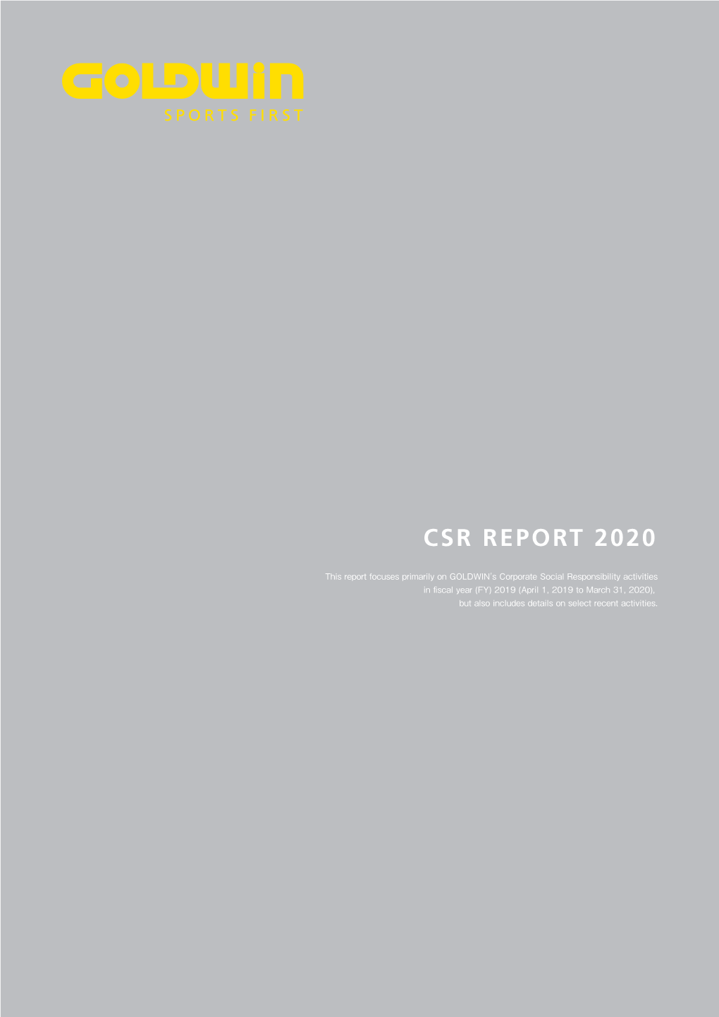 Csr Report 2020