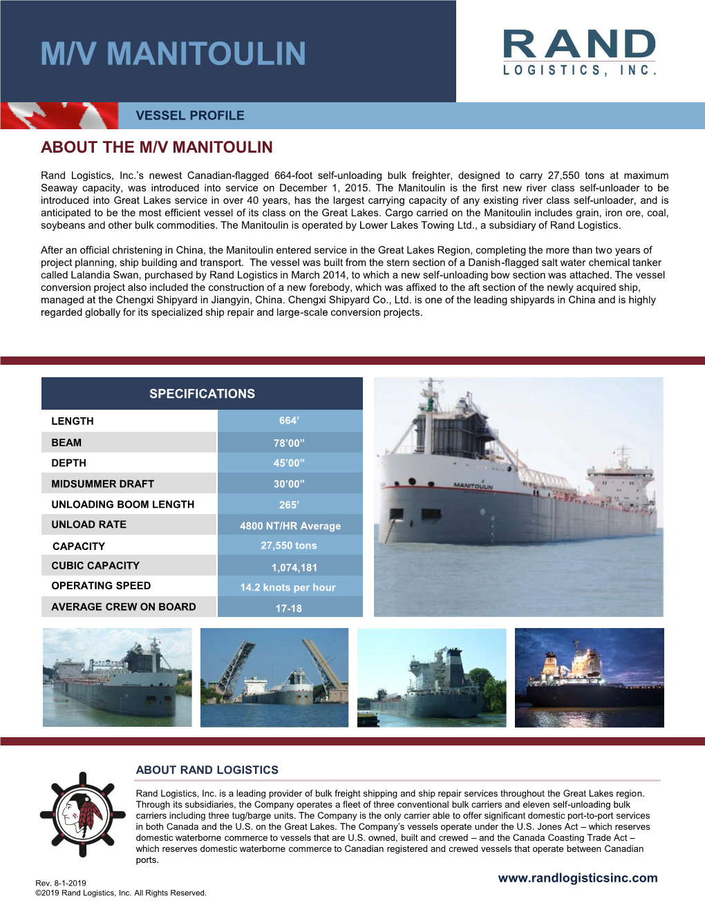 M/V Manitoulin