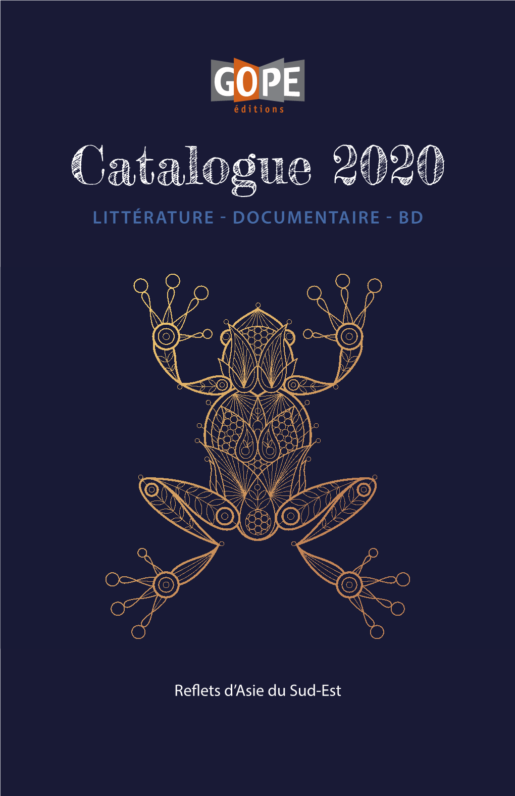 Catalogue Des Éditions Gope (Avril 2020)