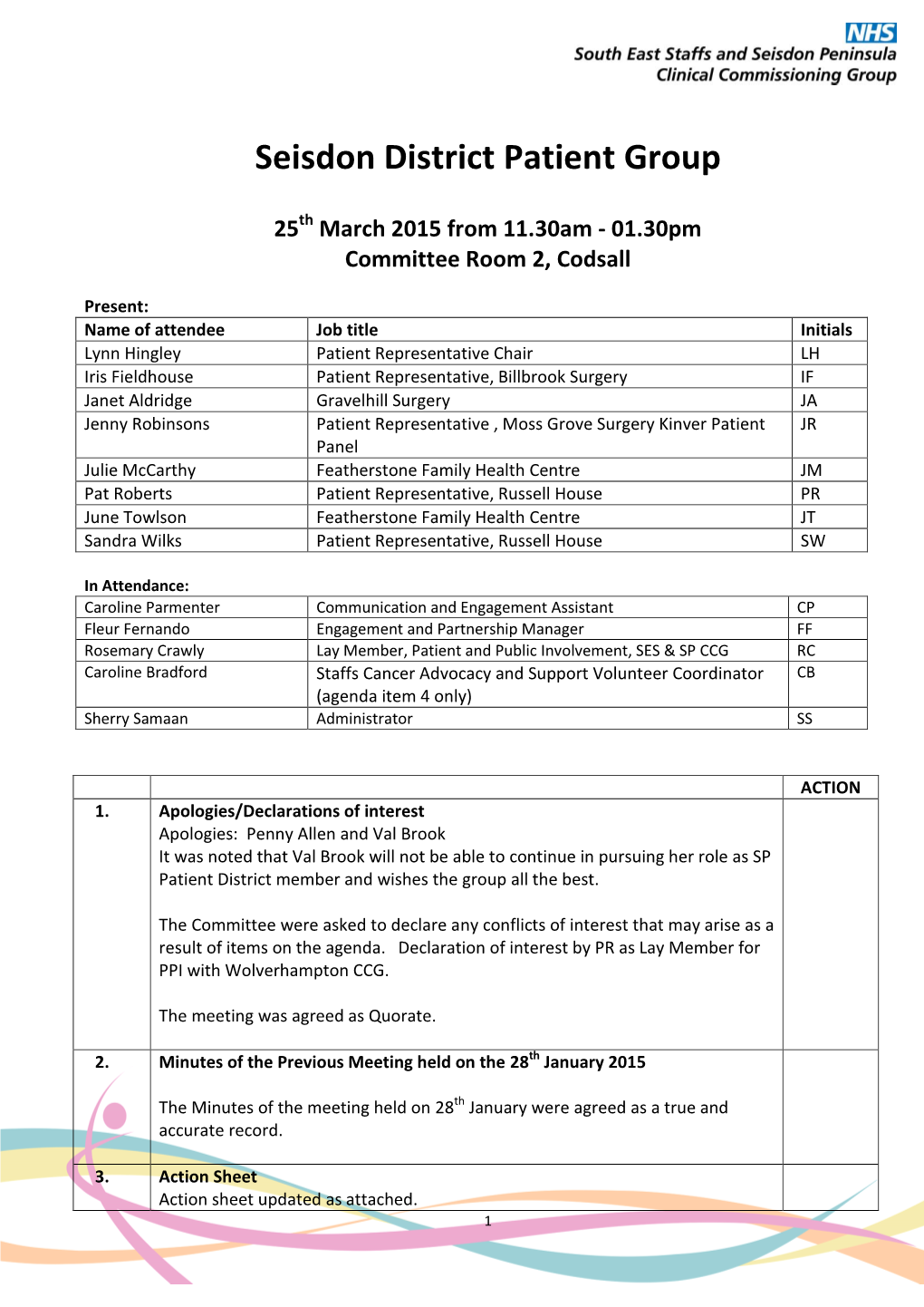 Seisdon District Patient Group