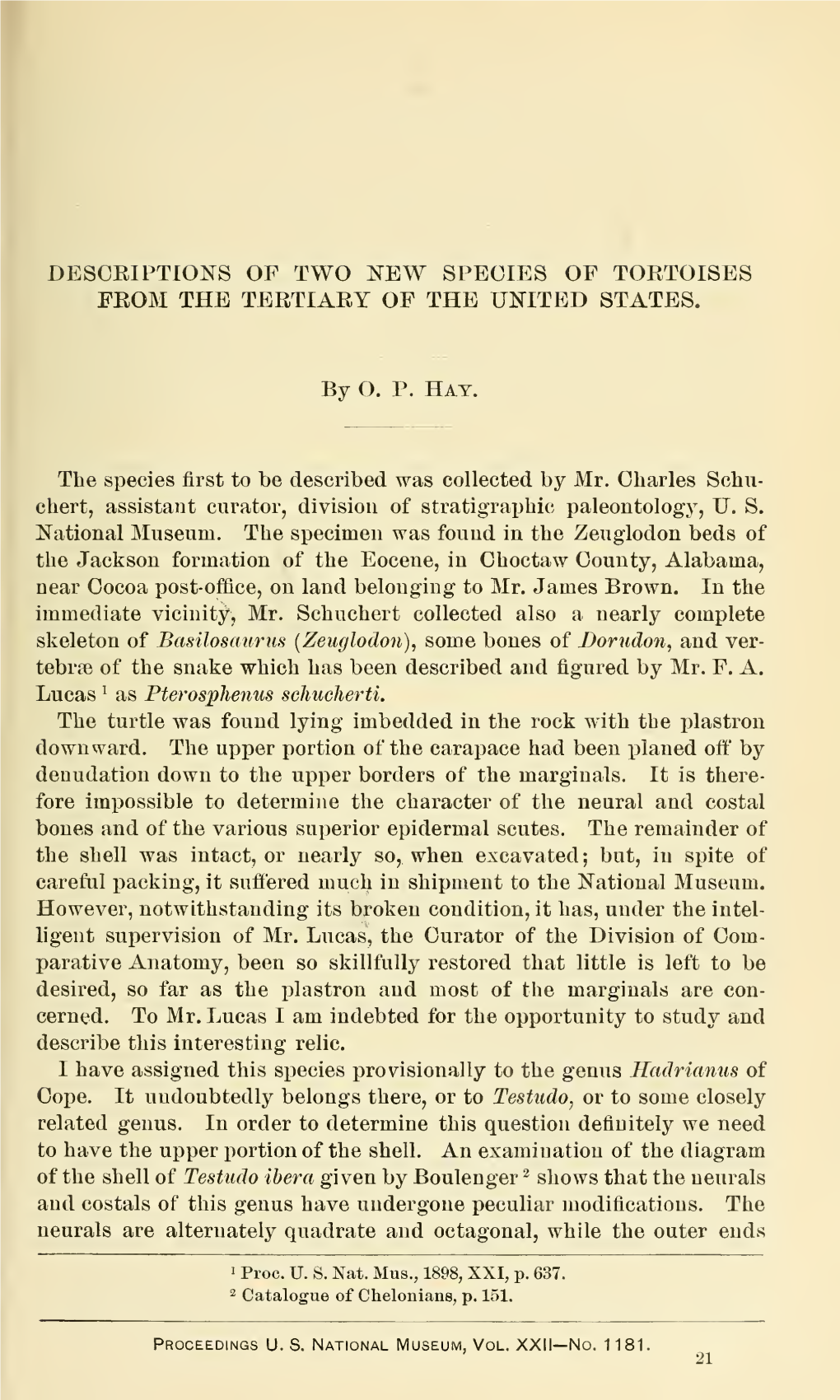 Proceedings of the United States National Museum