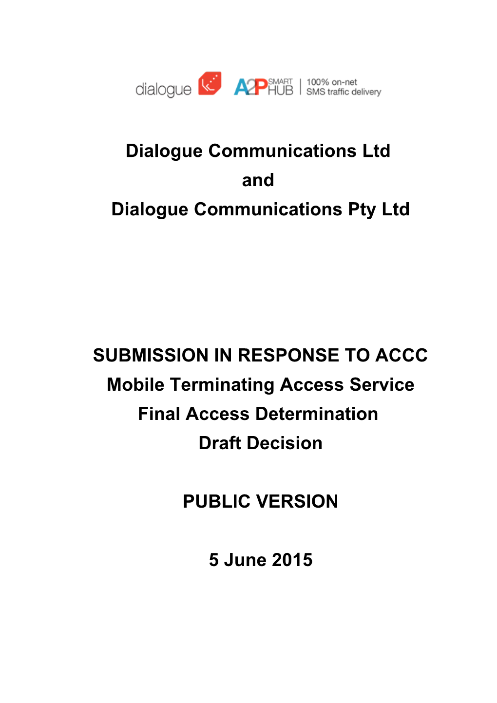 Dialogue Communications Pty Ltd