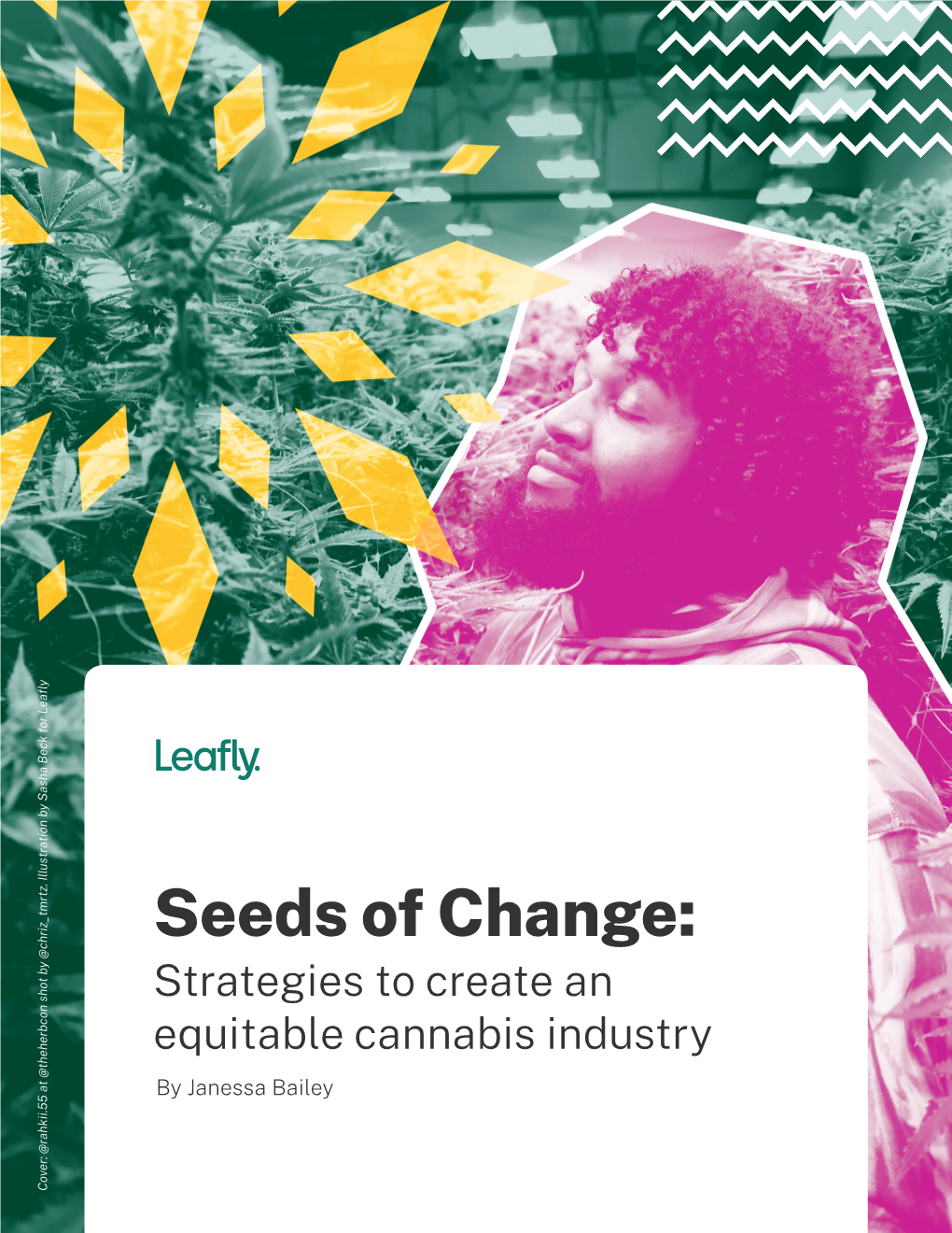 Seeds of Change: Strategies to Create an Equitable Cannabis Industry by Janessa Bailey Cover: @Rahkii.55 at @Theherbcon Shot by @Chriz Tmrtz