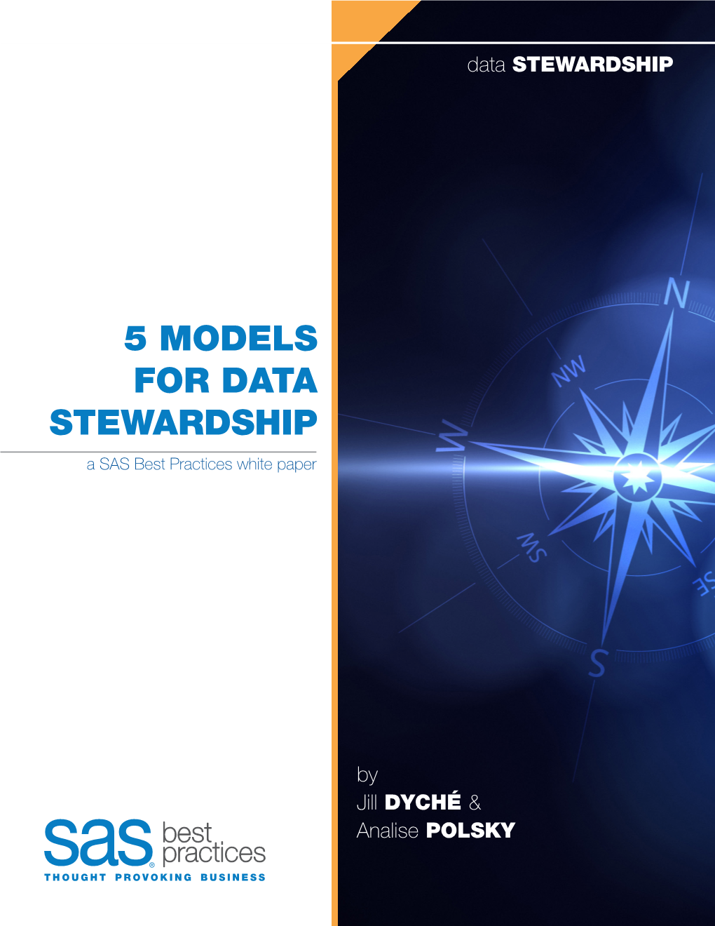 5 MODELS for DATA STEWARDSHIP a SAS Best Practices White Paper