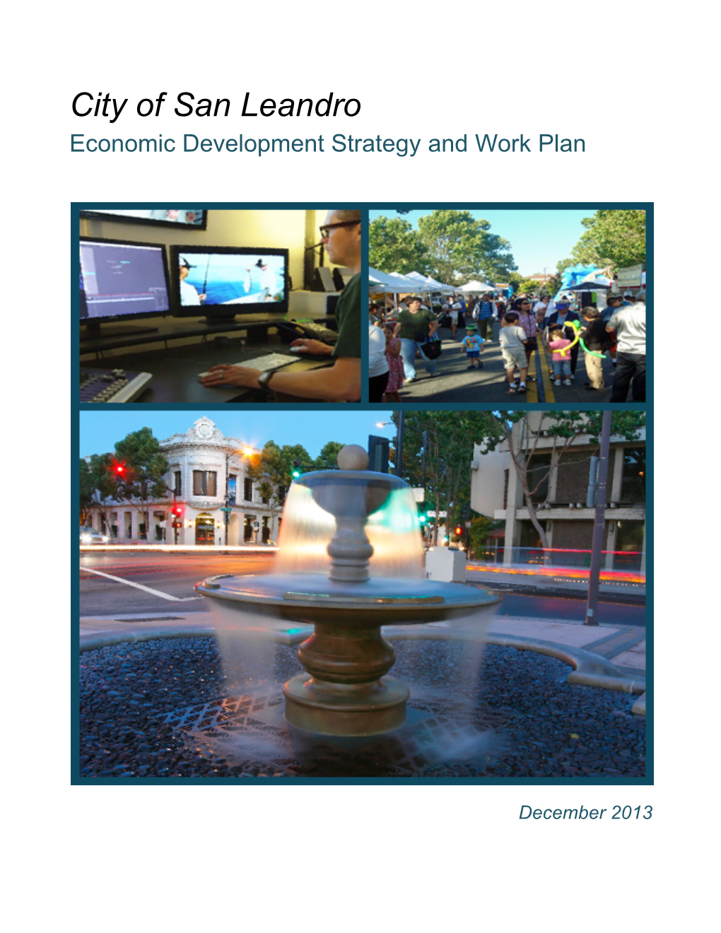 Economic Development Strategy and Work Plan