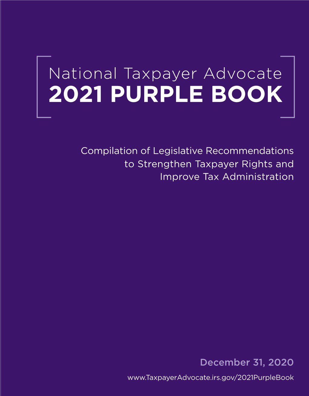 National Taxpayer Advocate 2021 PURPLE BOOK