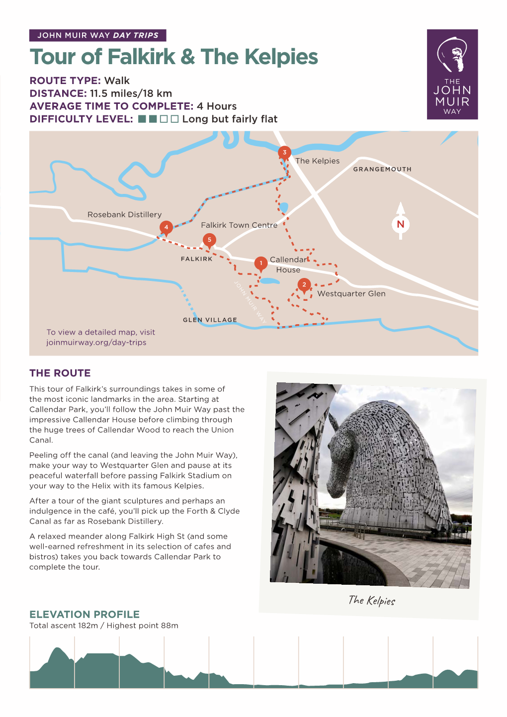 Tour of Falkirk & the Kelpies