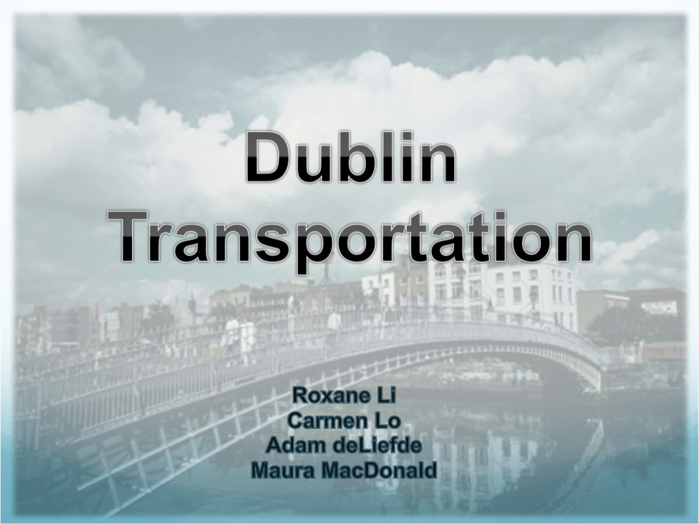 History of Transportation in Dublin