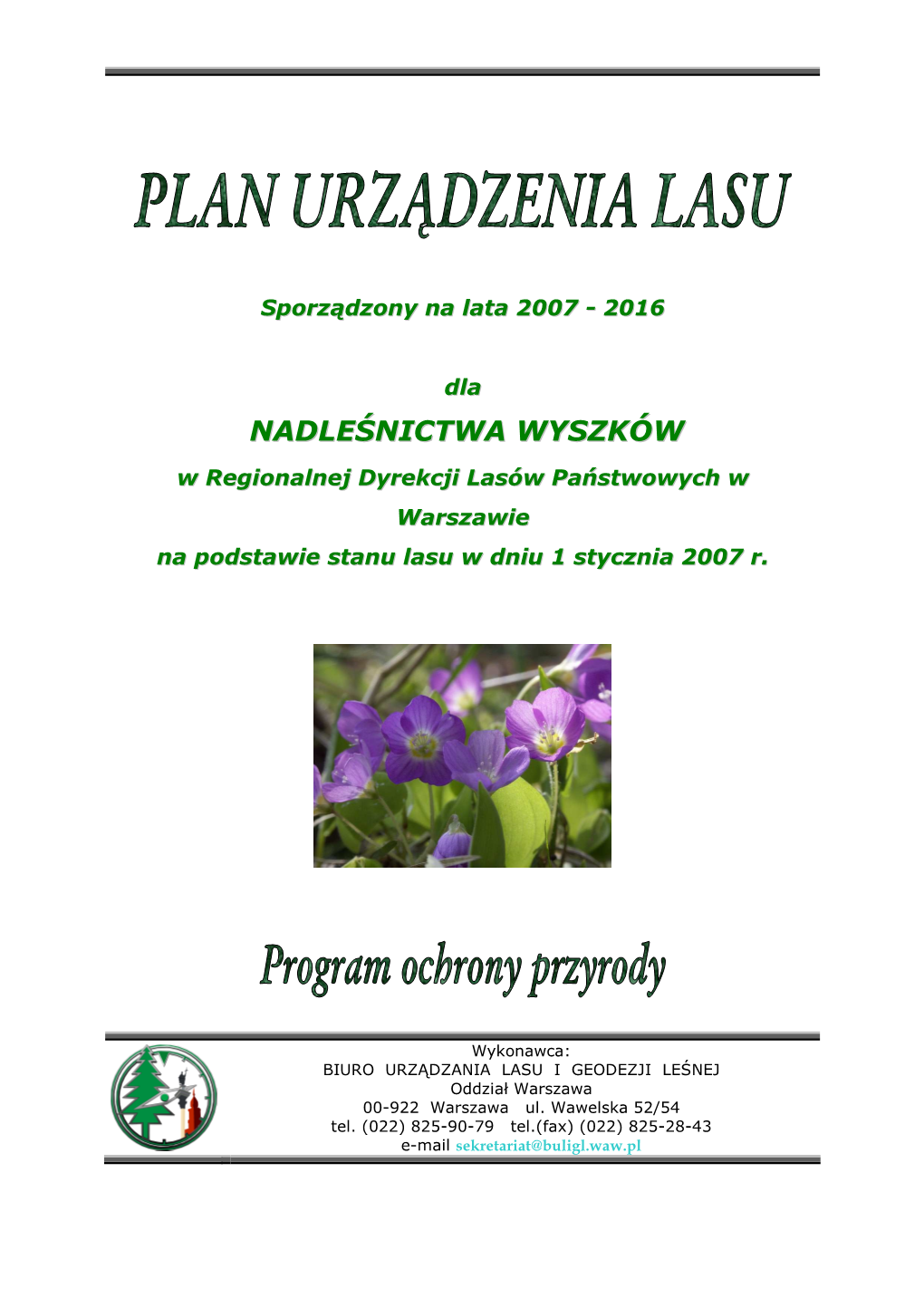 Program Ochrony Przyrody