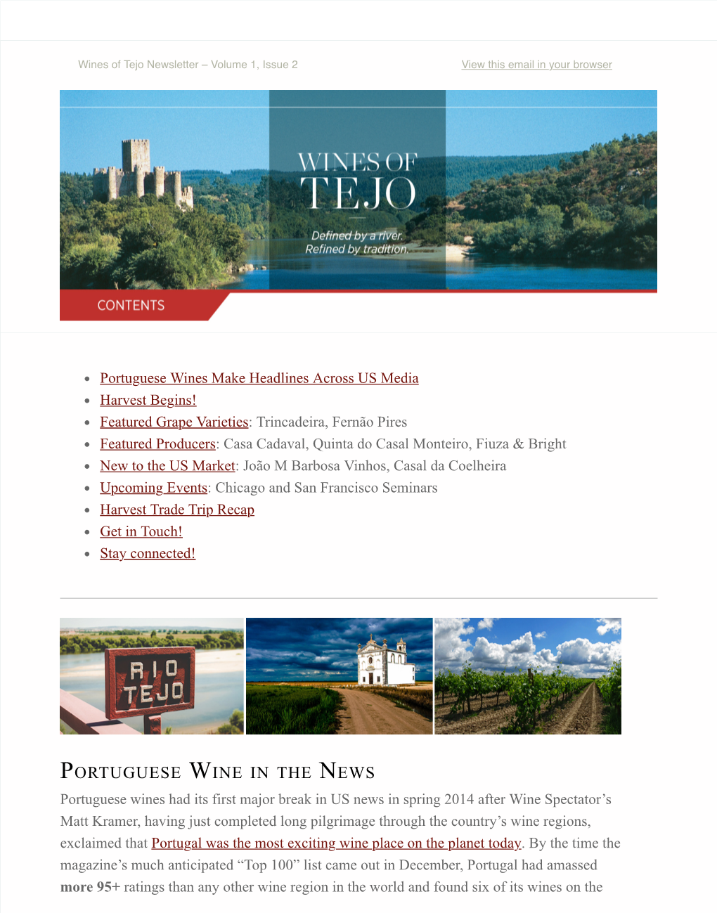 Portuguese Wine in the News