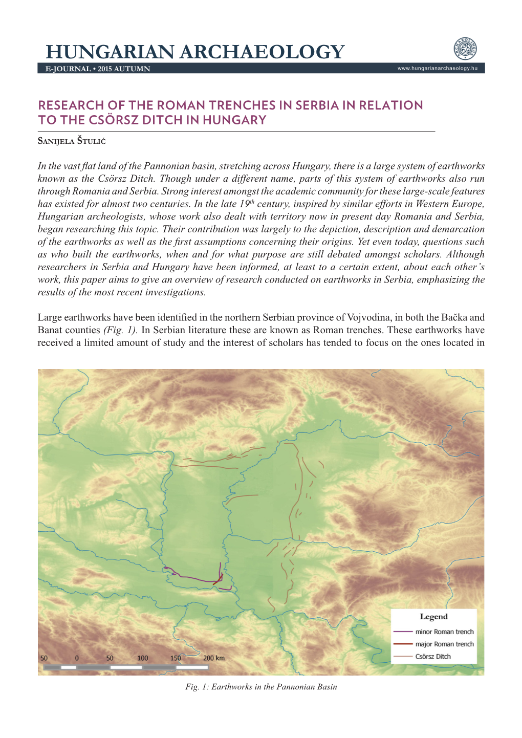 Hungarian Archaeology E-Journal • 2015 Autumn