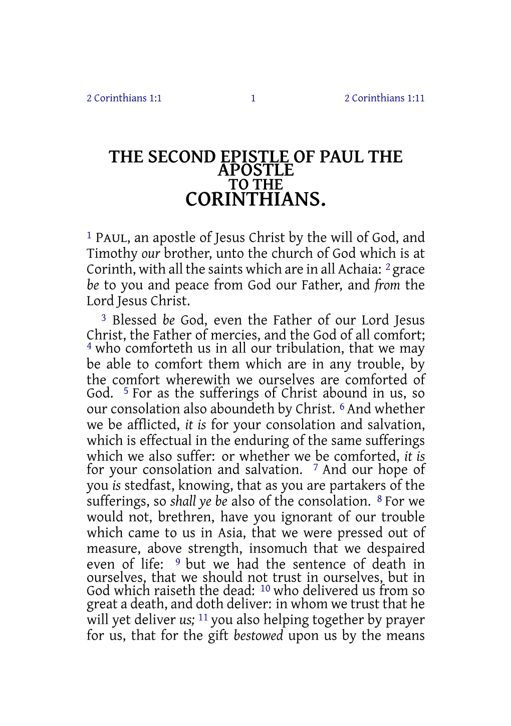 Engkjvcpb 2CO.Pdf 2 Corinthians