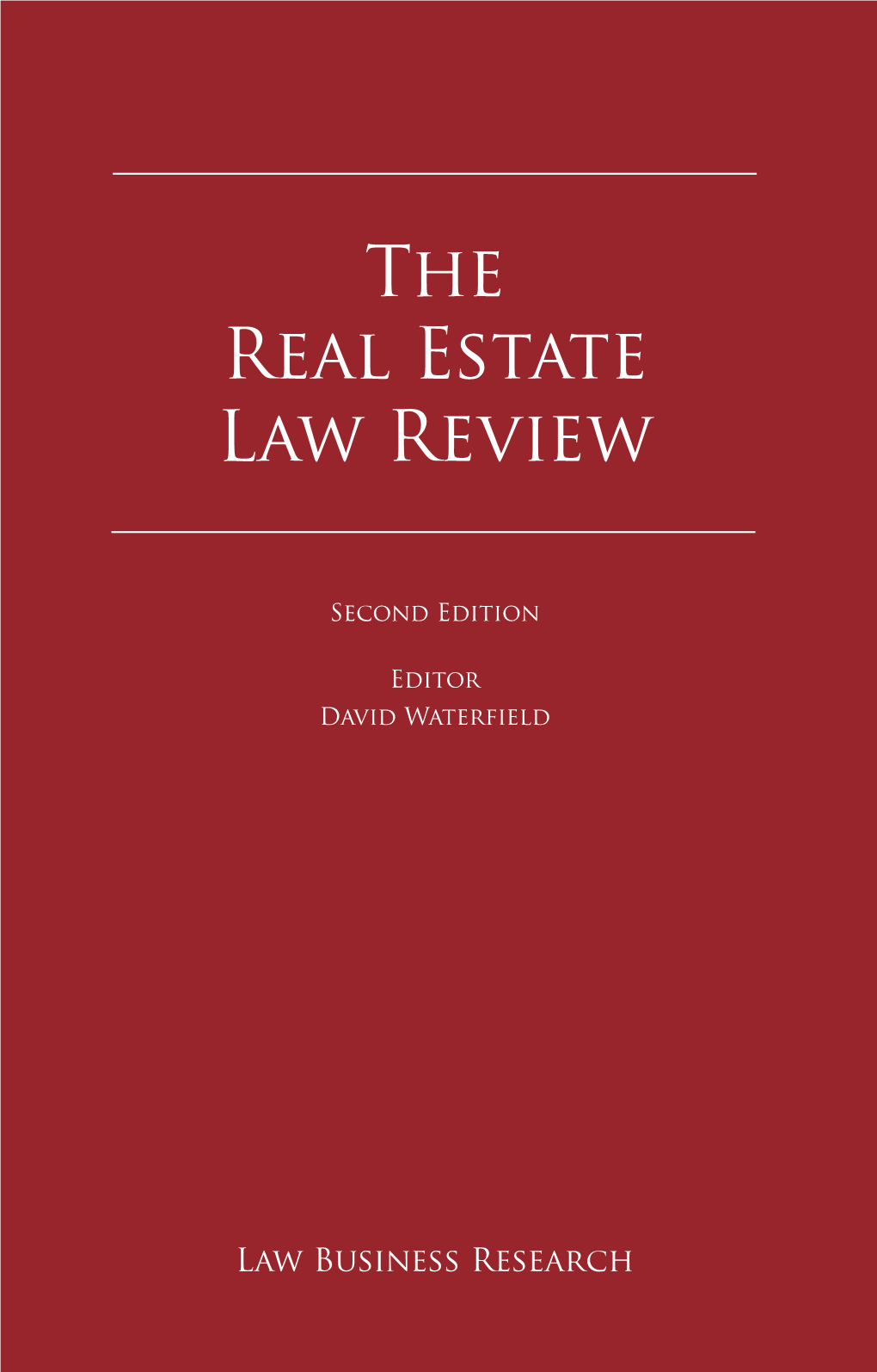 The Real Estate Law Review