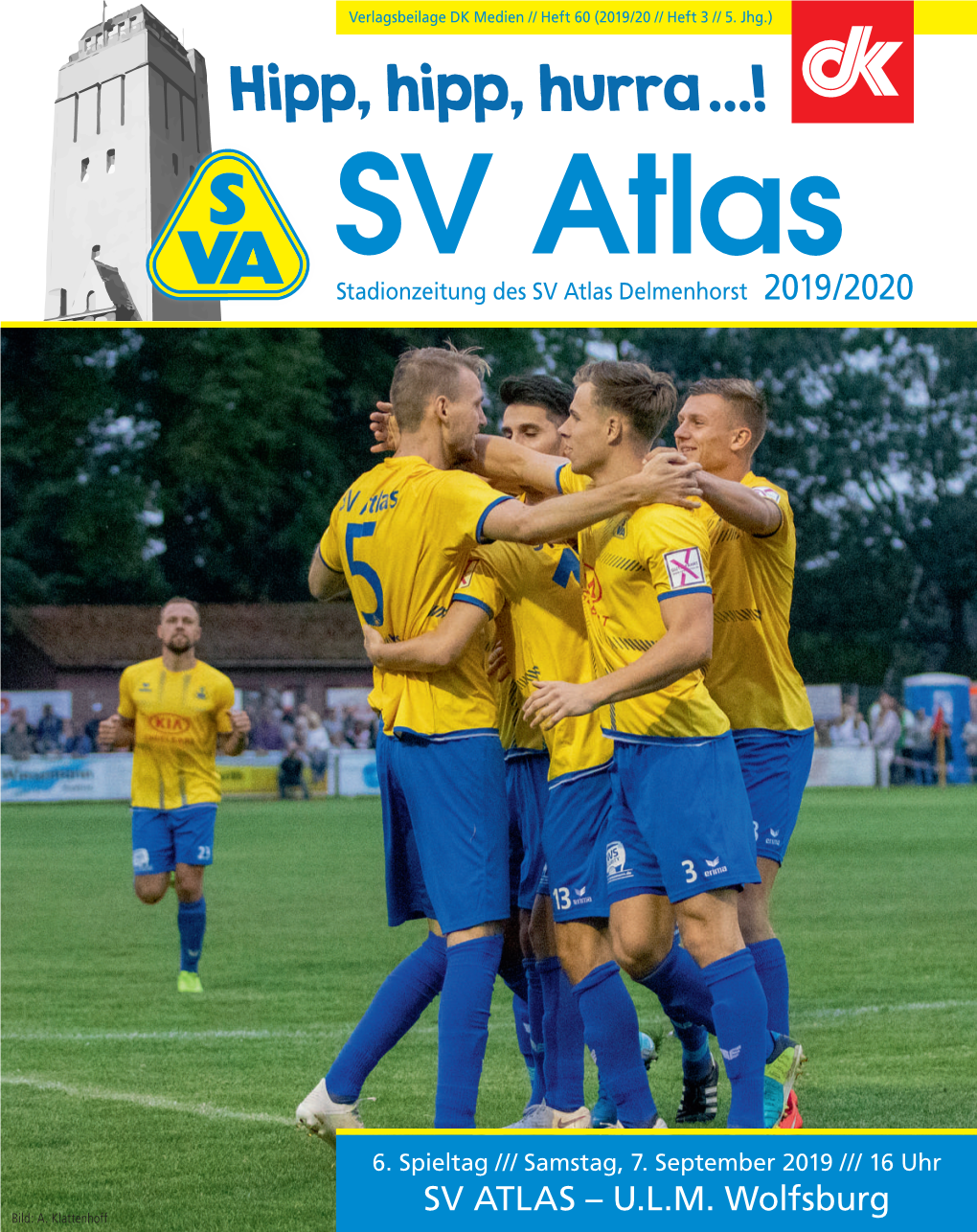 SV Atlas Stadionzeitung Des SV Atlas Delmenhorst 2019/2020