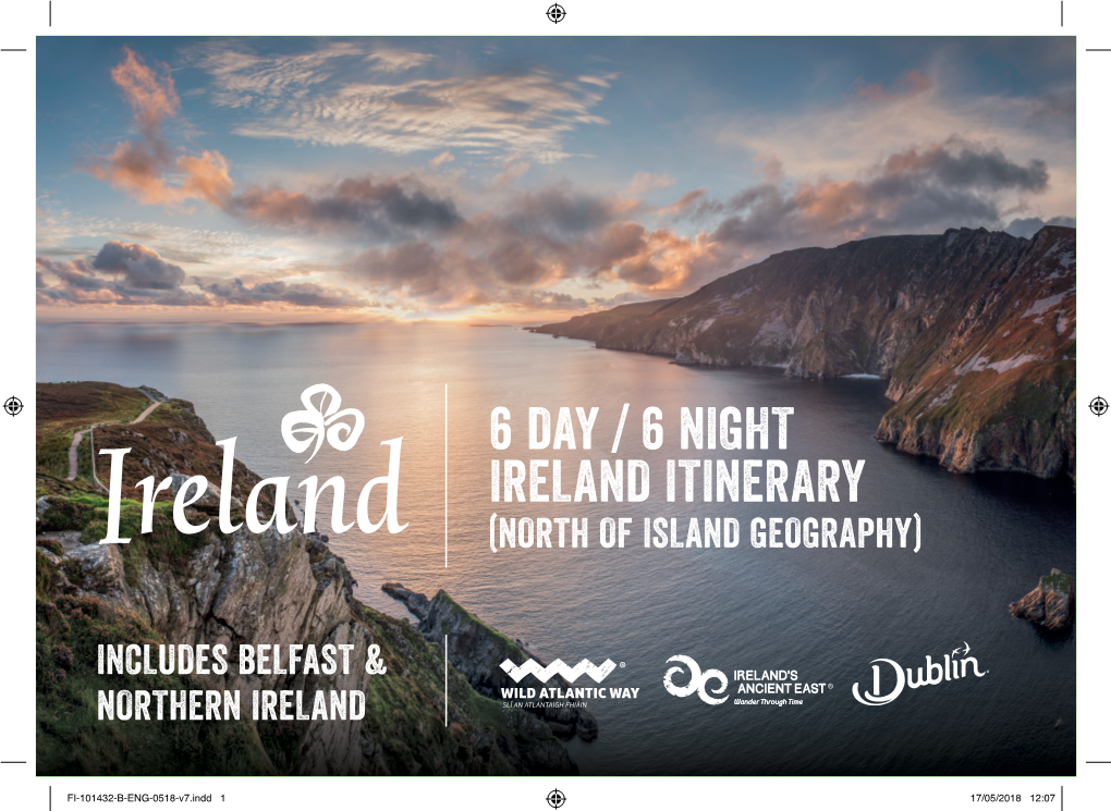 6 Day / 6 Night Ireland Itinerary (North of Island Geography)