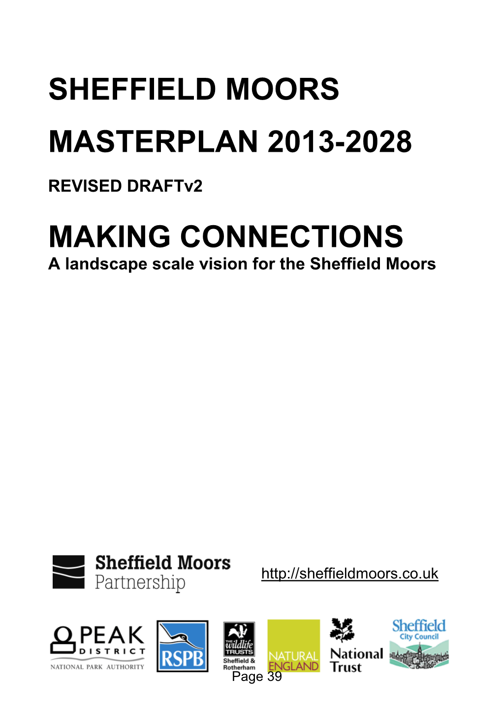 Sheffield Moors Partnership and Masterplan