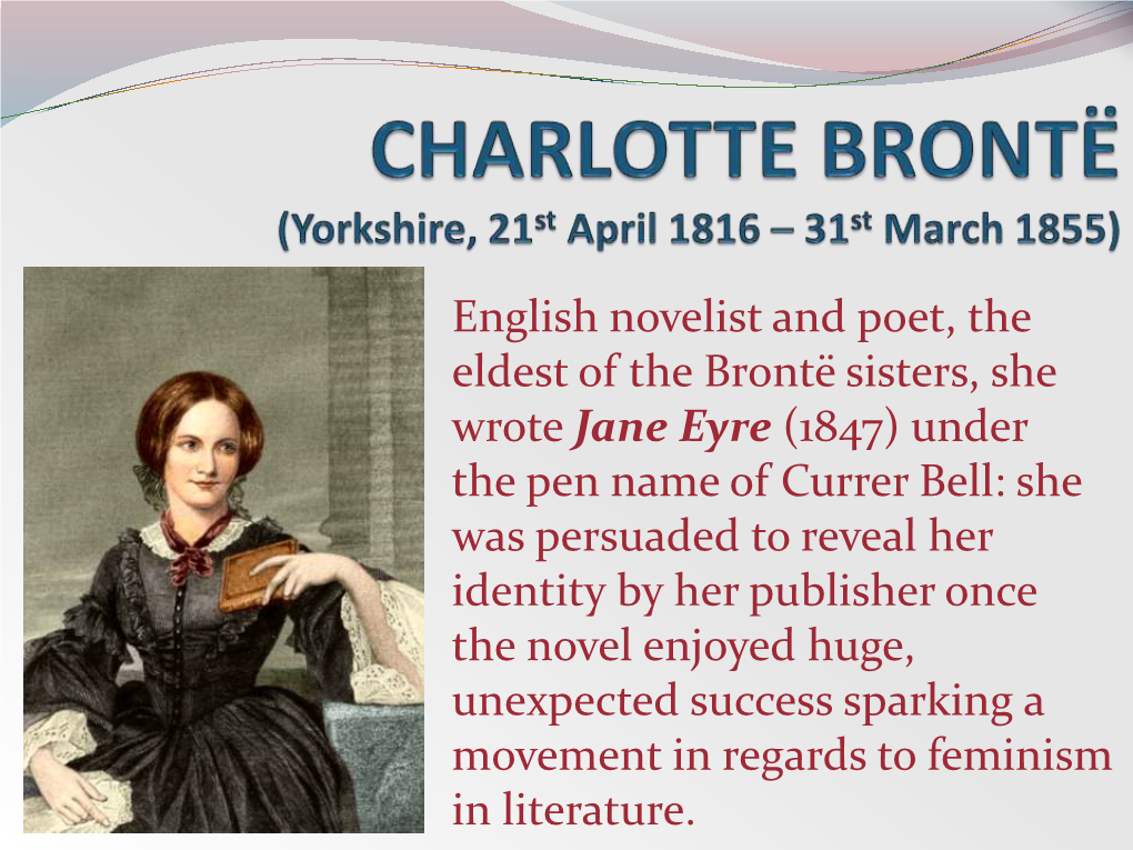 Charlotte Bronte